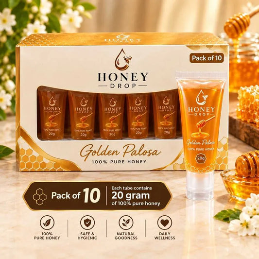 100% Pure Honey 20g Tube | Easy to Carry | Pack of 10